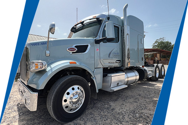 GPS-enabled trucks at Lincoln Logistics
